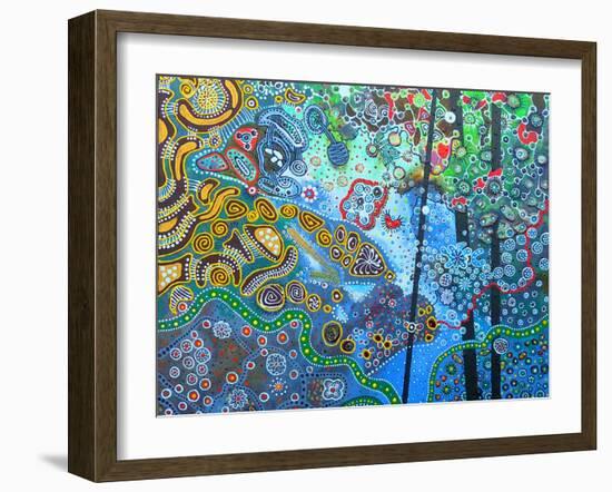 Big-Big World-Lika-Framed Giclee Print