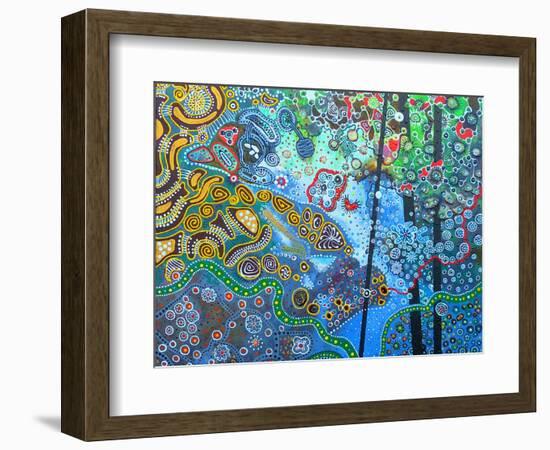 Big-Big World-Lika-Framed Giclee Print