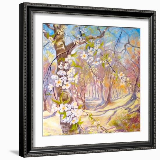 Big Blossoms In The Spring-Mary Smith-Framed Giclee Print