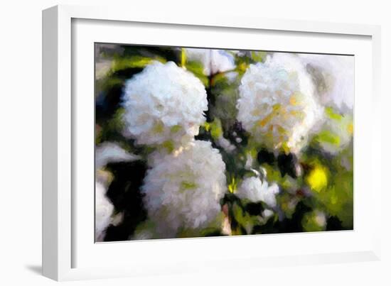 Big Blowsy Blooms, 2018-Helen White-Framed Giclee Print