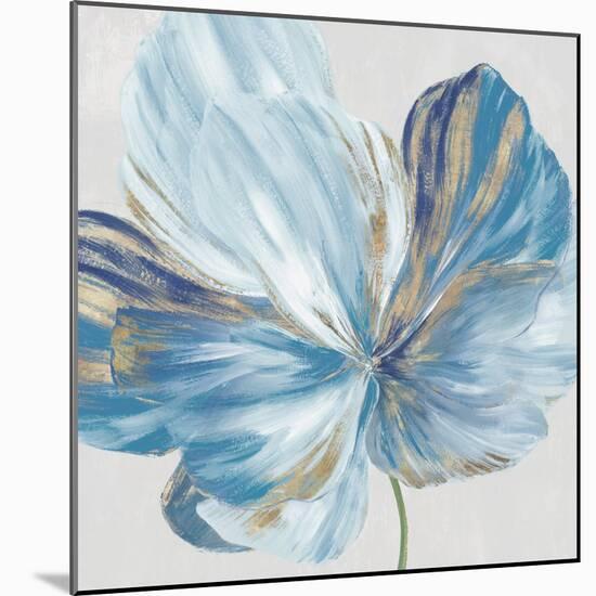 Big Blue Flower I-Aria K-Mounted Art Print