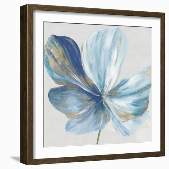 Big Blue Flower II-Aria K-Framed Premium Giclee Print