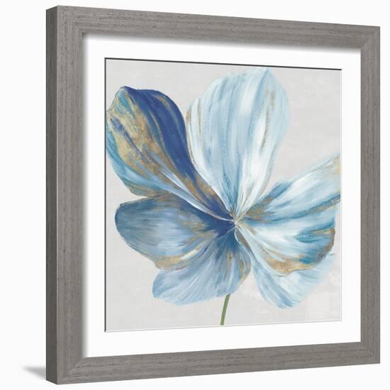 Big Blue Flower II-Aria K-Framed Art Print