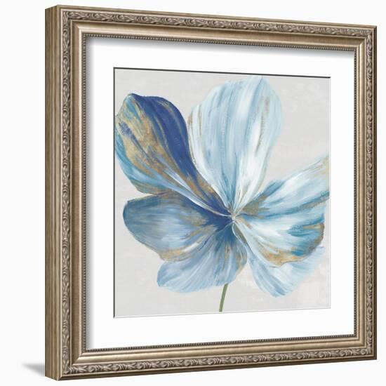 Big Blue Flower II-Aria K-Framed Art Print