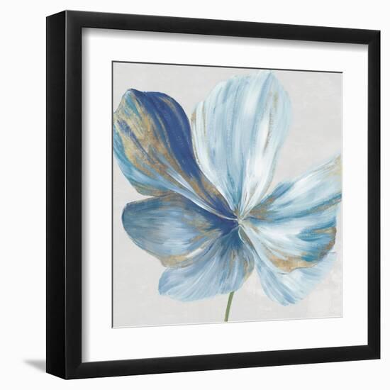 Big Blue Flower II-Aria K-Framed Art Print