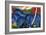 Big Blue Horses-Franz Marc-Framed Giclee Print