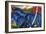 Big Blue Horses-Franz Marc-Framed Giclee Print