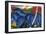 Big Blue Horses-Franz Marc-Framed Giclee Print