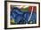 Big Blue Horses-Franz Marc-Framed Giclee Print