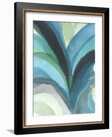 Big Blue Leaf I-Jodi Fuchs-Framed Art Print