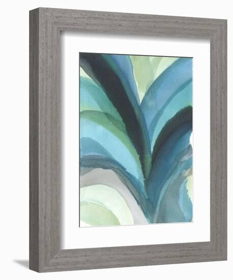 Big Blue Leaf I-Jodi Fuchs-Framed Art Print