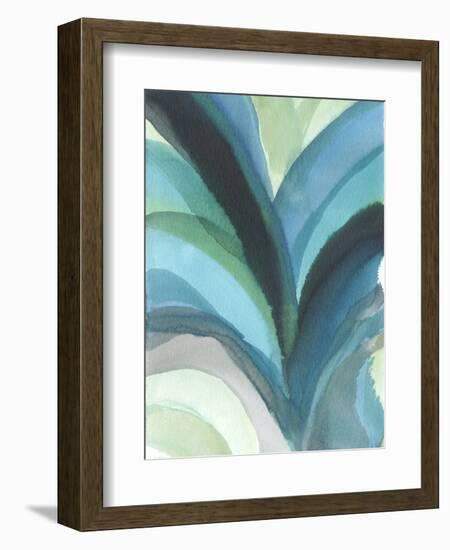 Big Blue Leaf I-Jodi Fuchs-Framed Art Print