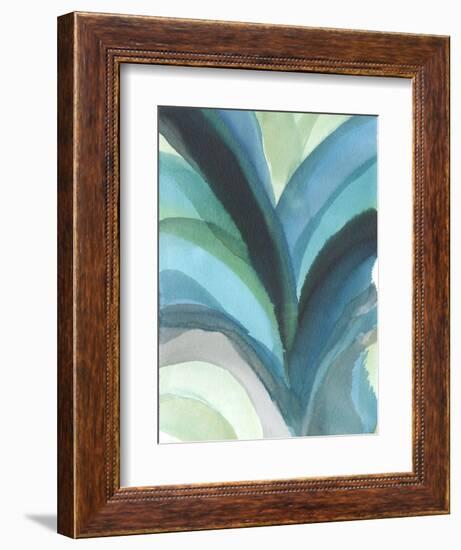 Big Blue Leaf I-Jodi Fuchs-Framed Art Print