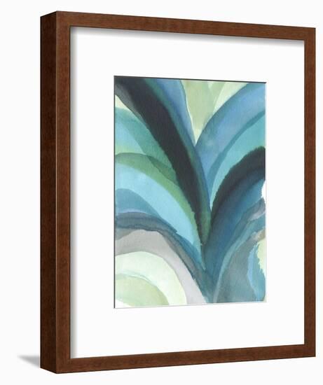 Big Blue Leaf I-Jodi Fuchs-Framed Art Print