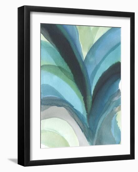 Big Blue Leaf I-Jodi Fuchs-Framed Art Print