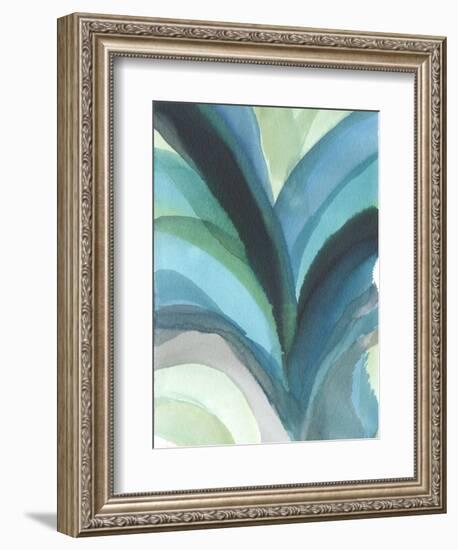 Big Blue Leaf I-Jodi Fuchs-Framed Art Print