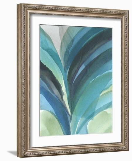 Big Blue Leaf II-Jodi Fuchs-Framed Art Print