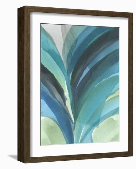 Big Blue Leaf II-Jodi Fuchs-Framed Art Print