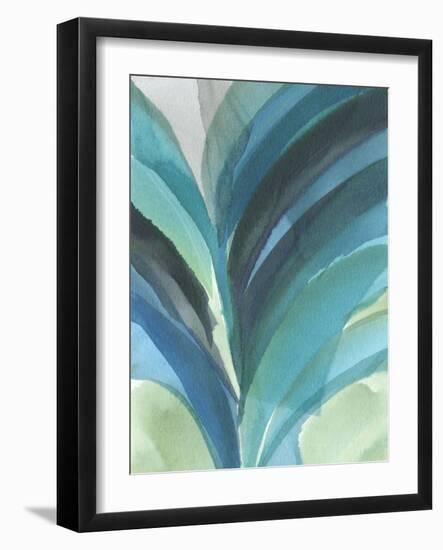 Big Blue Leaf II-Jodi Fuchs-Framed Art Print