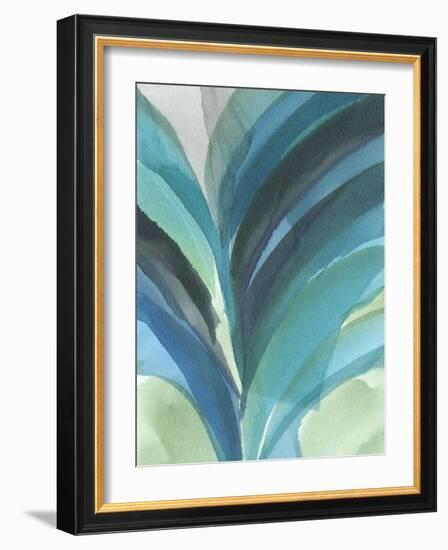 Big Blue Leaf II-Jodi Fuchs-Framed Art Print