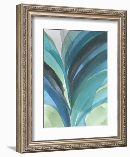 Big Blue Leaf II-Jodi Fuchs-Framed Premium Giclee Print