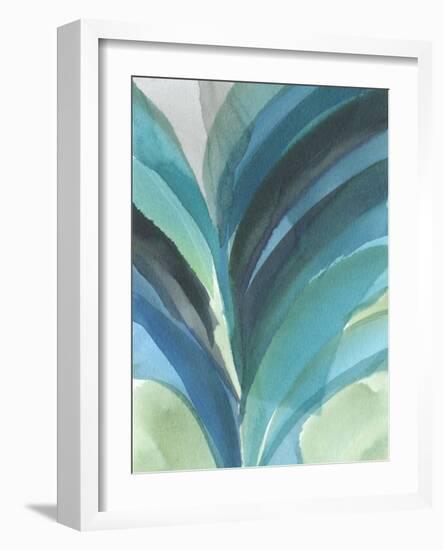 Big Blue Leaf II-Jodi Fuchs-Framed Art Print