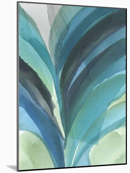 Big Blue Leaf II-Jodi Fuchs-Mounted Art Print