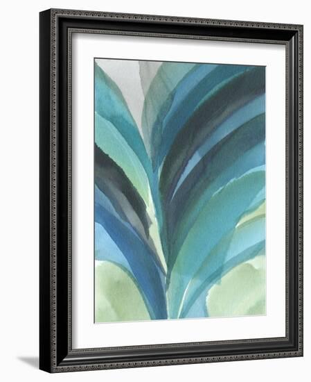 Big Blue Leaf II-Jodi Fuchs-Framed Art Print