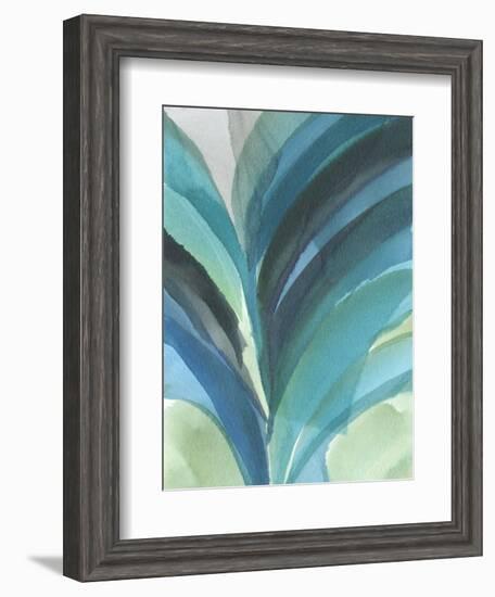 Big Blue Leaf II-Jodi Fuchs-Framed Art Print