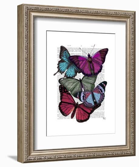 Big Bold Butterflies 3-Fab Funky-Framed Art Print