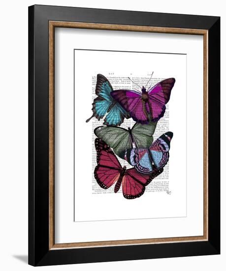 Big Bold Butterflies 3-Fab Funky-Framed Art Print