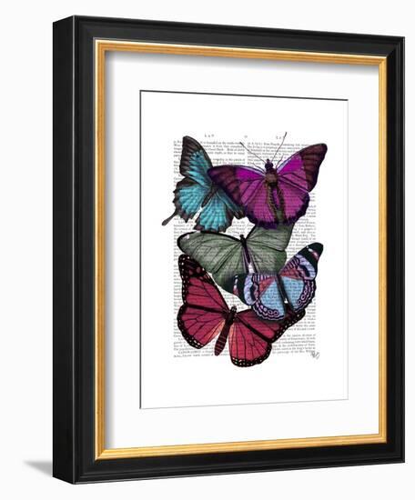 Big Bold Butterflies 3-Fab Funky-Framed Art Print