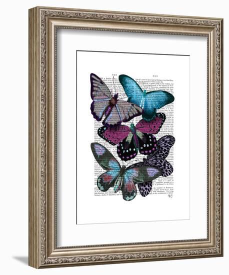 Big Bold Butterflies 5-Fab Funky-Framed Art Print