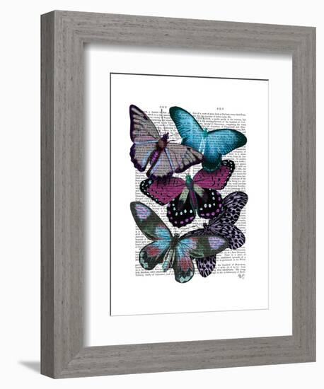 Big Bold Butterflies 5-Fab Funky-Framed Art Print