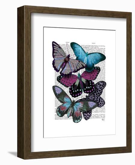 Big Bold Butterflies 5-Fab Funky-Framed Art Print