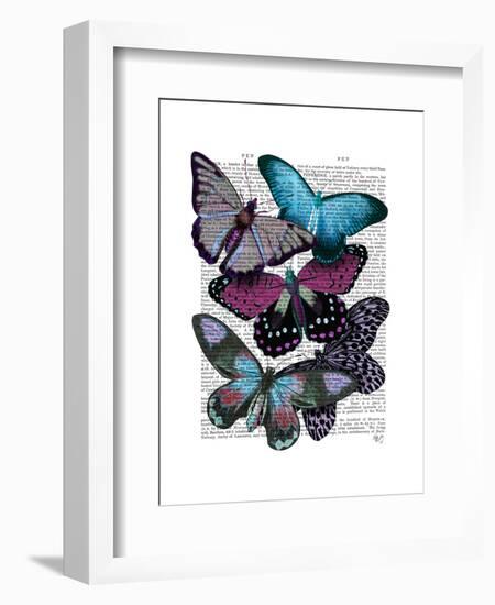 Big Bold Butterflies 5-Fab Funky-Framed Art Print