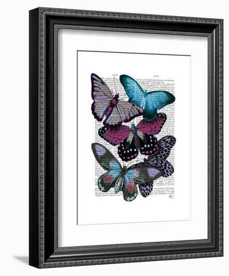 Big Bold Butterflies 5-Fab Funky-Framed Art Print