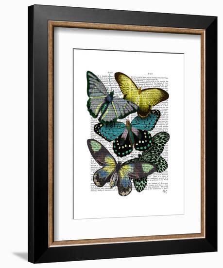 Big Bold Butterflies 6-Fab Funky-Framed Art Print