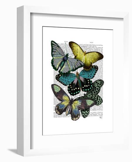 Big Bold Butterflies 6-Fab Funky-Framed Art Print