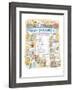 Big Book of Parent-Child Fights' - New Yorker Cartoon-Roz Chast-Framed Premium Giclee Print