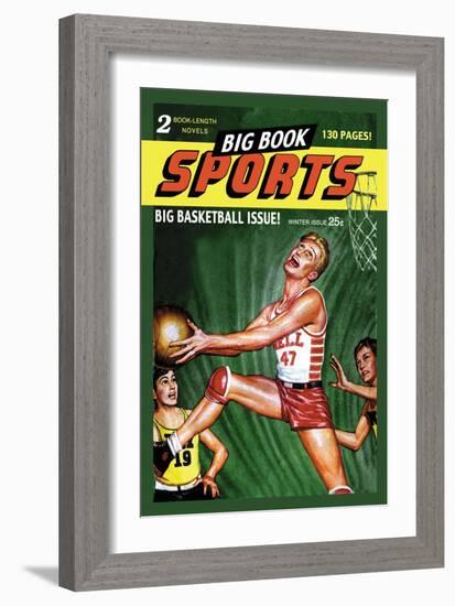 Big Book Sports: Big Basketball Issue!-null-Framed Art Print