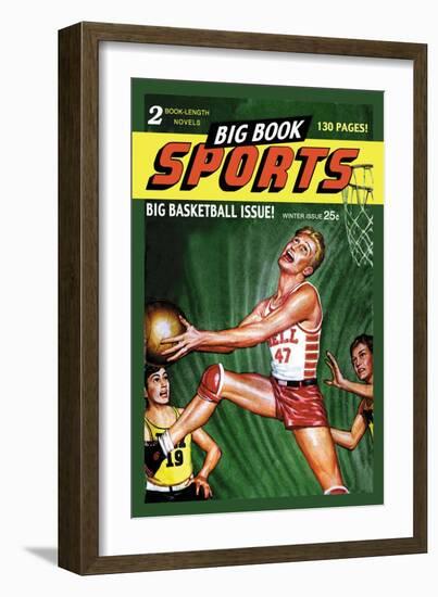 Big Book Sports: Big Basketball Issue!-null-Framed Art Print