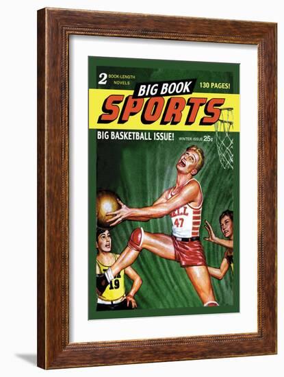 Big Book Sports: Big Basketball Issue!-null-Framed Art Print