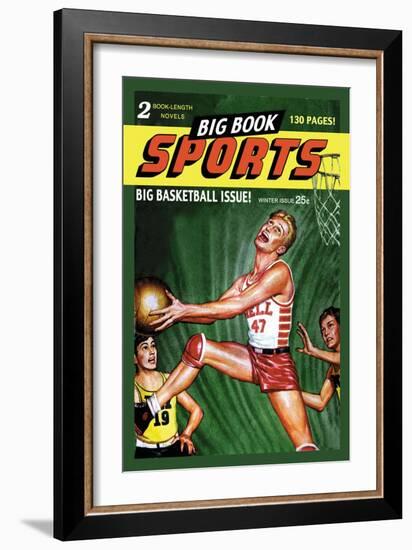 Big Book Sports: Big Basketball Issue!-null-Framed Art Print