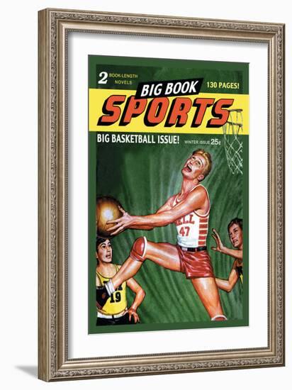 Big Book Sports: Big Basketball Issue!-null-Framed Art Print