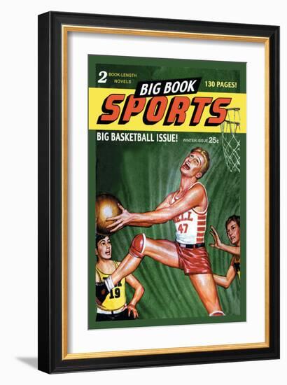 Big Book Sports: Big Basketball Issue!-null-Framed Art Print