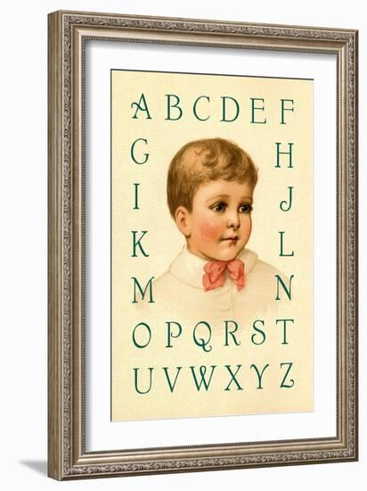 Big Boy's Alphabet-Ida Waugh-Framed Premium Giclee Print