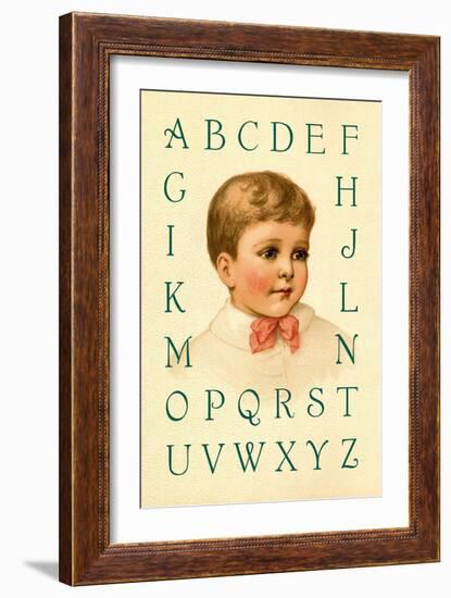 Big Boy's Alphabet-Ida Waugh-Framed Premium Giclee Print