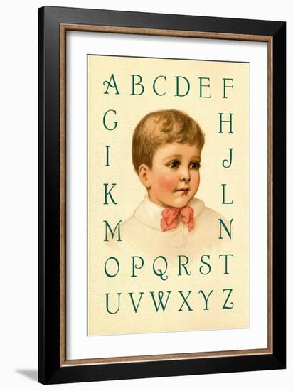 Big Boy's Alphabet-Ida Waugh-Framed Premium Giclee Print