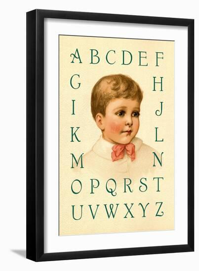 Big Boy's Alphabet-Ida Waugh-Framed Premium Giclee Print